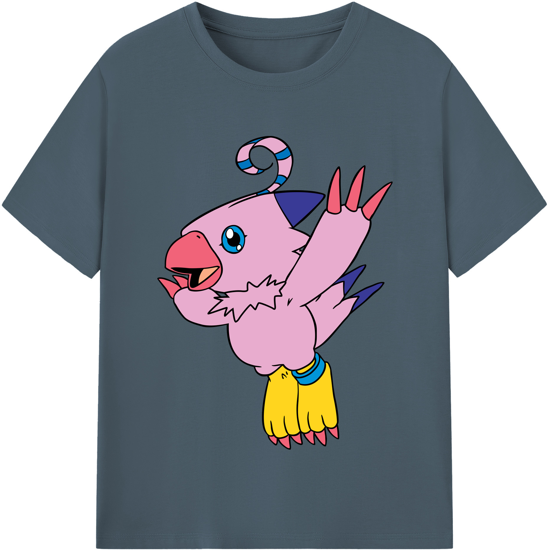 （画像用） Digimon デジタルモンスター/デジモン 綿100％半袖Tシャツ（フロントプリント）